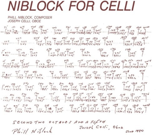 Niblock,phill - Niblock For Celli / Celli Plays Niblock - Vinyl Record