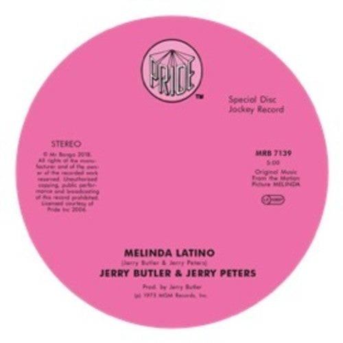 Jerry Butler Jerry Peters & Jimmy Smith - Melinda Latino / I'm Gonna Love You Just A Little - Vinyl Record