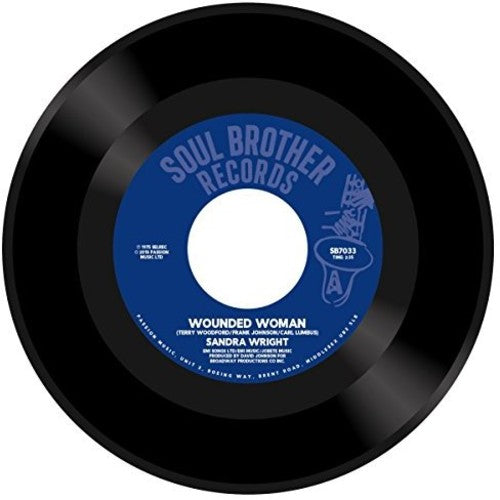 Wright,sandra - Wounded Woman / Midnight Affair - Vinyl Record