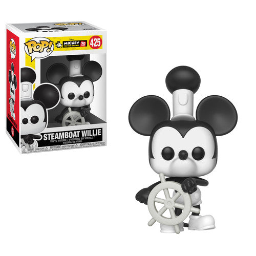 Funko Pop! Disney: - Mickey's 90th - Steamboat Willie - Collectibles