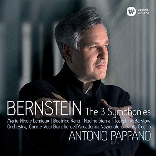 Pappano,antonio - Bernstein: Symphonies Nos. 1 - 3 Prelude Fugue - Music CD