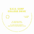 G.e.o Corp - College Drive - Vinyl Record