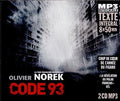 Norek,olivier - Code 93 - Music CD