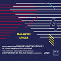 Malawski - Moniuszko Competition 2019 4 - Music CD