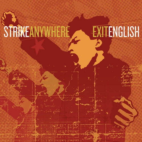 Strike Anywhere - Exit English - Clear With Black - Vinyl Record