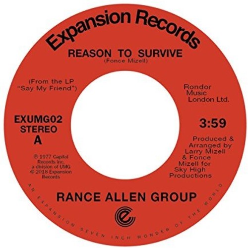 Allen,rance Group - Reason To Survive / Peace Of Mind - Vinyl Record
