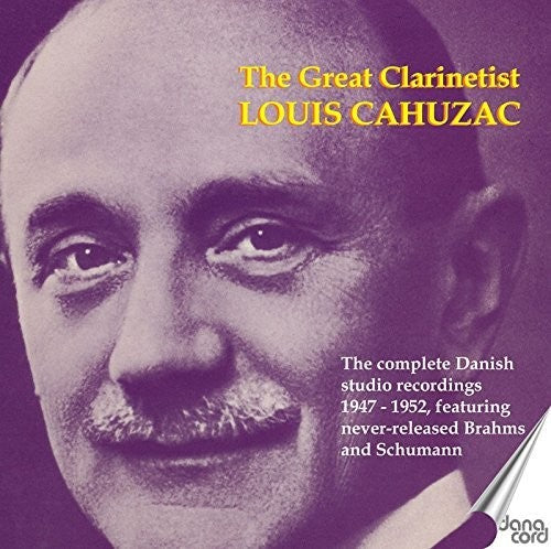 Brahms / Cahuzac - Great Clarinettist - Music CD