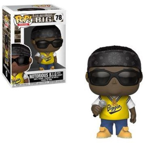 Funko Pop! Rocks: - Notorious B.i.g. In Jersey - Collectibles