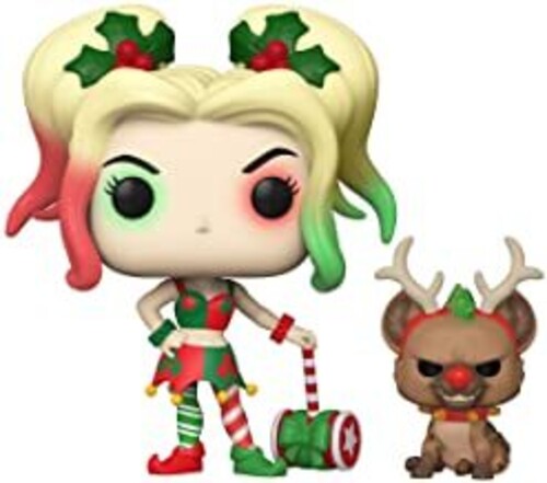 Funko Pop! & Buddy: - Dc Holiday-harley Quinn W/helper - Collectibles