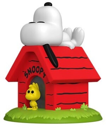 Funko Pop! Deluxe: - Peanuts- Snoopy On Doghouse - Collectibles