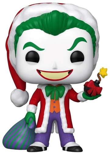 Funko Pop! Heroes: - Dc Holiday- Santa Joker - Collectibles