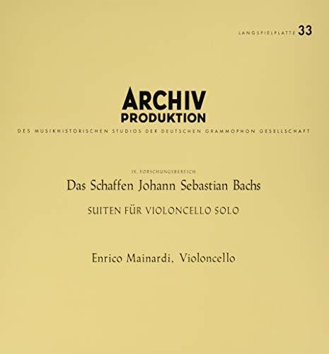 Mainardi,enrico - Bach Suites For Cello Solo - Vinyl Record