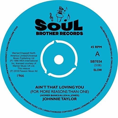 Taylor,johnnie - Ain't That Lovin You / Blues In The Night - Vinyl Record