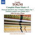Togni / Orvieto - Complete Piano Music 5 - Music CD
