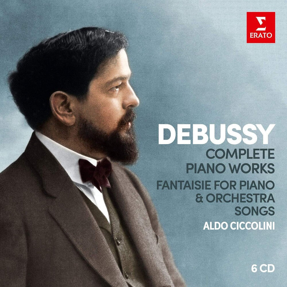 Debussy: Complete Piano Works; Fantaisie for piano & orchestra, Songs Music CD