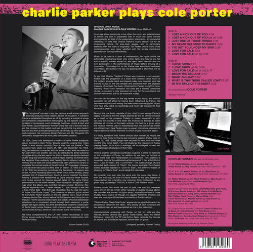 Charlie Parker - Plays Cole Porter [Yellow Colored Vinyl]