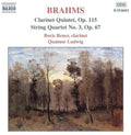 Brahms / Rener / Quatuor Ludwig - Clarinet Quintet / String Quartet - Music CD