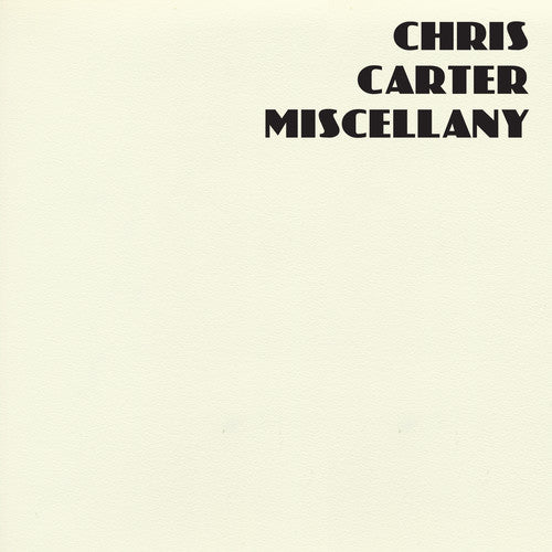 Carter,chris - Miscellany - Music CD