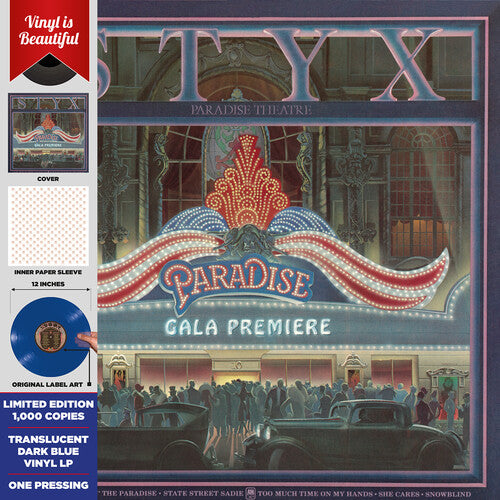 Styx - Paradise Theatre - Vinyl Record