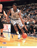 Henry Sims Georgetown Hoyas Signed Basketball 8x10 Photo PSA