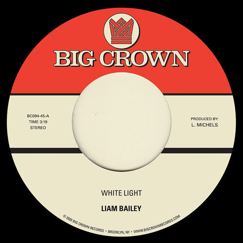 Bailey,liam - White Light / Cold & Clear - Vinyl Record