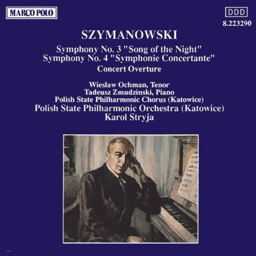 Szymanowski - Symphonies 3 & 4 - Music CD