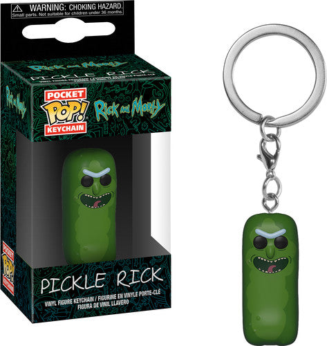 Funko Pop! Keychain: - Rick & Morty - Pickle Rick - Collectibles