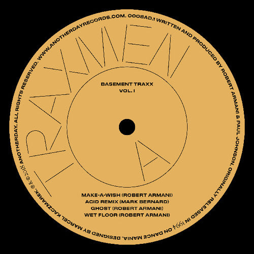 Traxmen - Basement Traxx I - Vinyl Record