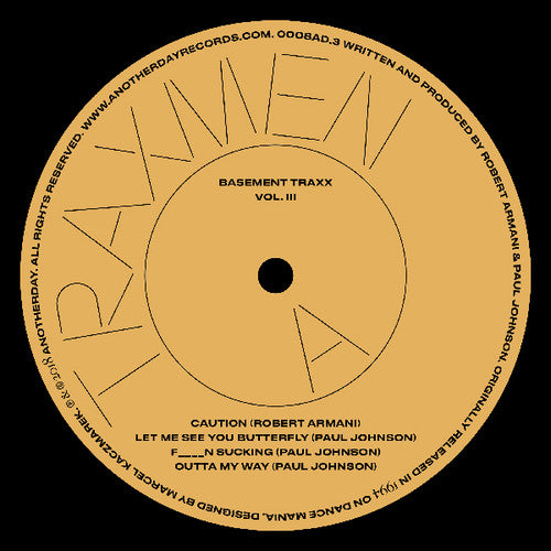 Traxmen - Basement Traxx Iii - Vinyl Record