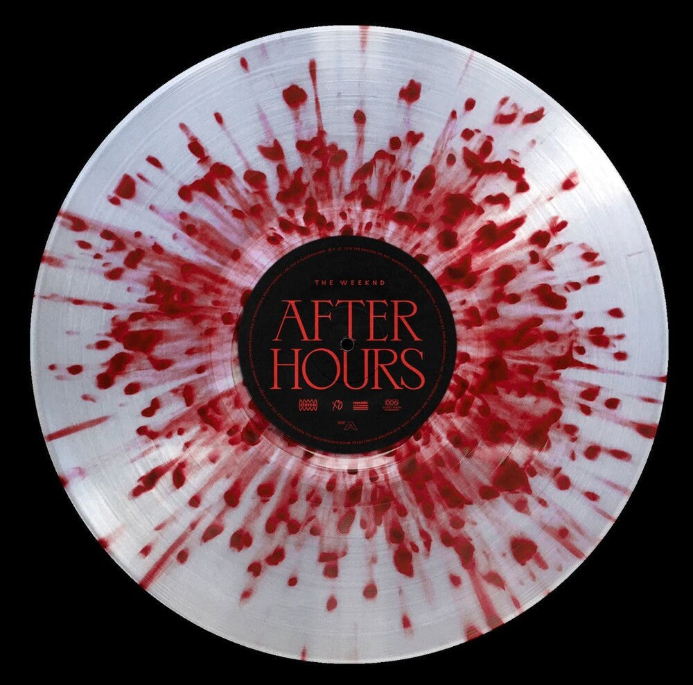 After Hours [Limited Edition Clear w/Red Splatter 2LP] Vinyl Record