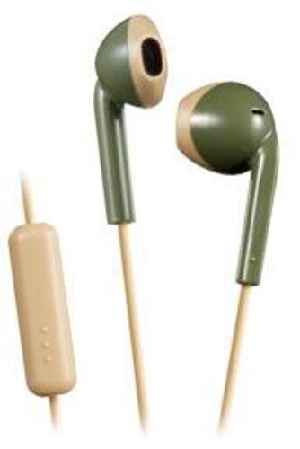 Jvc Haf19mgc Vintage Earbuds Ipx2 Mic Remote Green - Jvc Haf19mgc Vintage Earbuds Ipx2 Mic Remote Green - Headphones