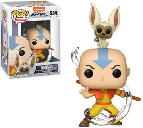Pop & Buddy Avatar The Last Airbender - Pop & Buddy Avatar Aang With Momo - Collectibles