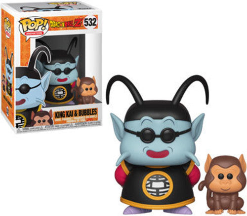 Funko Pop! & Buddy: - Dragon Ball Z - King Kai & Bubbles - Collectibles