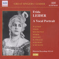 Leider,frida - Great Singers: Frida Leider A Vocal Portrait - Music CD