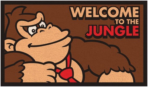 Donkey Kong Welcome To The Jungle Doormat - Novelties