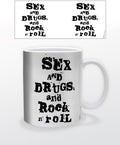 Sex And Drugs And Rock 'n Roll 11 Oz Mug - Sex And Drugs And Rock 'n Roll 11 Oz Mug - Novelties
