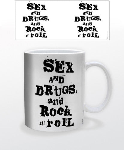Sex And Drugs And Rock 'n Roll 11 Oz Mug - Sex And Drugs And Rock 'n Roll 11 Oz Mug - Novelties