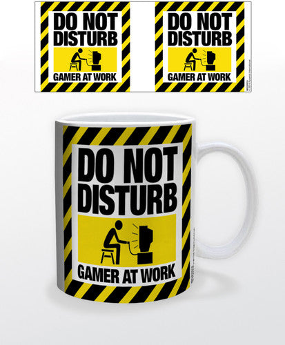 Do Not Disturb Gamer At Work 11 Oz Mug - Do Not Disturb Gamer At Work 11 Oz Mug - Novelties