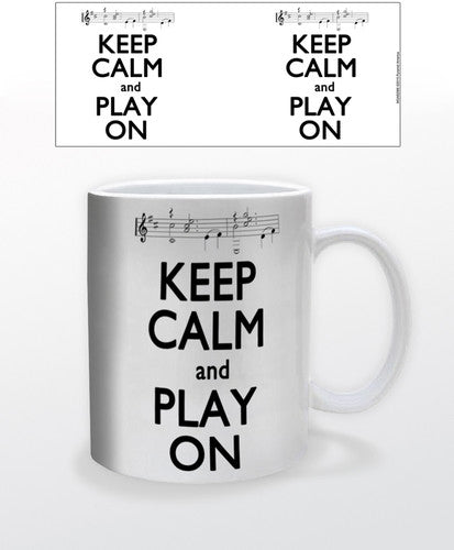 Keep Calm & Play On 11 Oz Mug - Keep Calm & Play On 11 Oz Mug - Novelties