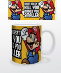 Super Mario Makes You Smaller 11 Oz Mug - Super Mario Makes You Smaller 11 Oz Mug - Novelties