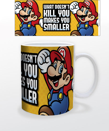 Super Mario Makes You Smaller 11 Oz Mug - Super Mario Makes You Smaller 11 Oz Mug - Novelties