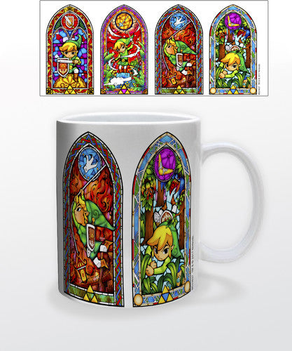 Zelda Stained Glass 11 Oz Mug - Zelda Stained Glass 11 Oz Mug - Novelties