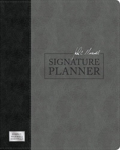 Maxwell,john C - John C Maxwell Signature Planner Gray Black - Books