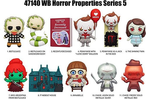Horror 3d Foam Bag Clip - Series 5 Blind Bag - Horror 3d Foam Bag Clip - Series 5 Blind Bag - Collectibles