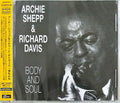 Shepp,archie / Davis,richard - Body & Soul - Music CD