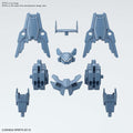 Bandai Hobby - 30 Mm 1/144 Option Armor For Commander [blue Gray] - Collectibles