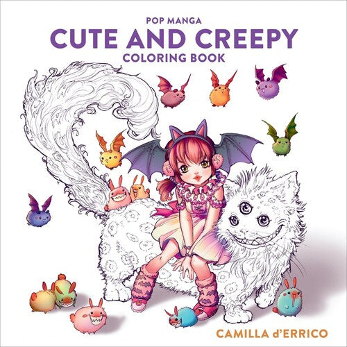 D'errico,camilla - Pop Manga Cute And Creepy Coloring Book - Books