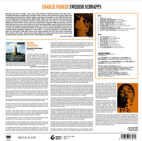 Charlie Parker - Swedish Schnapps [180-Gram Yellow Colored Vinyl With Bonus Tracks]