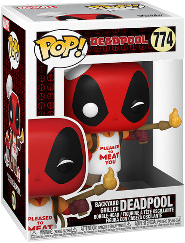Funko Pop! Marvel: - Deadpool 30th- Backyard Griller Deadpool - Collectibles