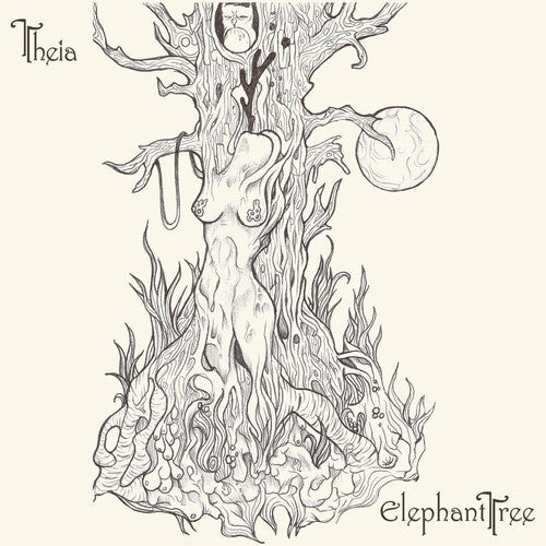 Elephant Tree - Theia (White & Gold Galaxy Pattern Vinyl)